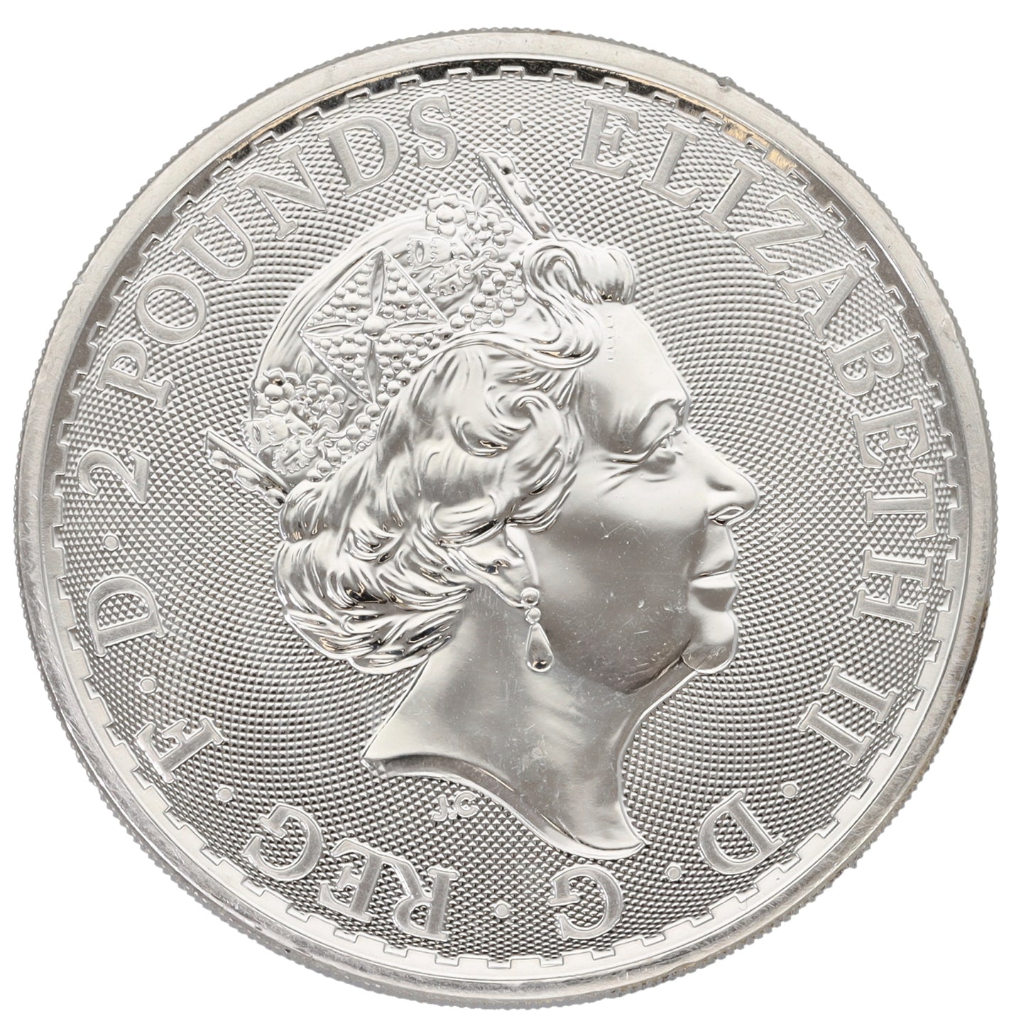 Fine Silver Queen Elizabeth II 1 OZ Britannia Coin 2019