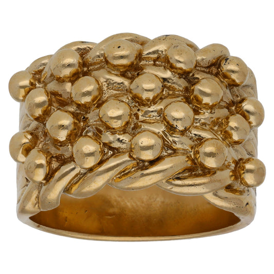 9ct Gold Keeper Ring Size V