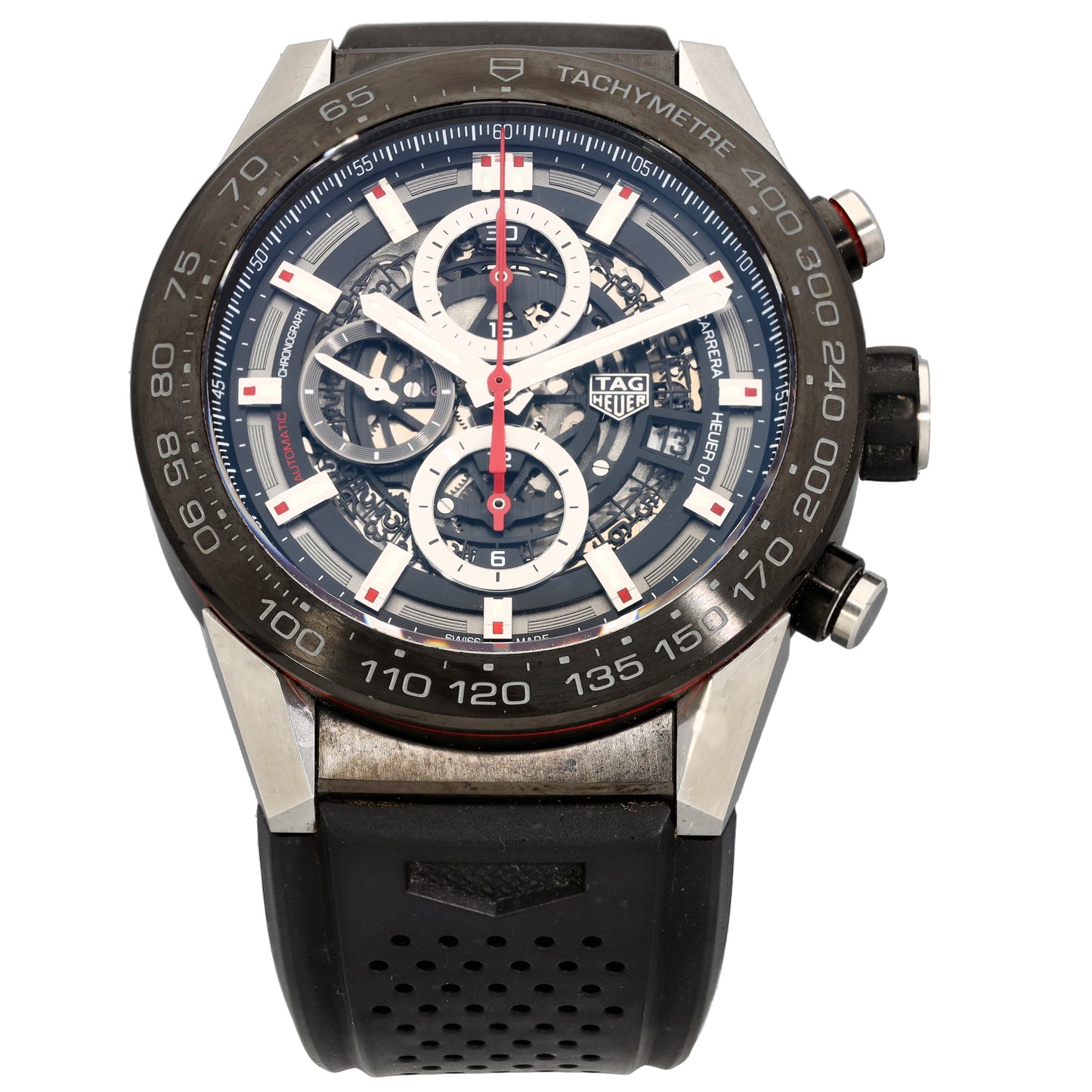 Tag Heuer Carrera CAR2A1Z 45mm PVD Stainless Steel Watch