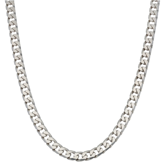 Sterling Silver Curb Chain 20"