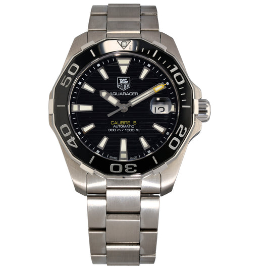 Tag Heuer Aquaracer WAY211A 41mm Stainless Steel Watch