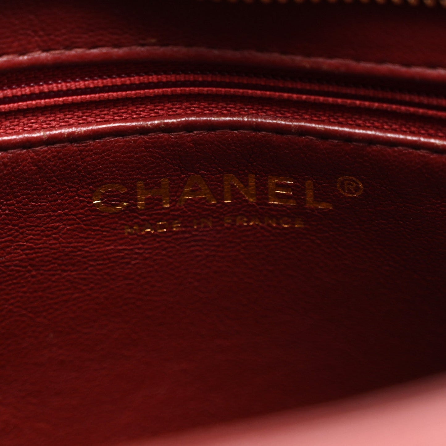 Chanel Medallion Tote Caviar Leather Bag - Red