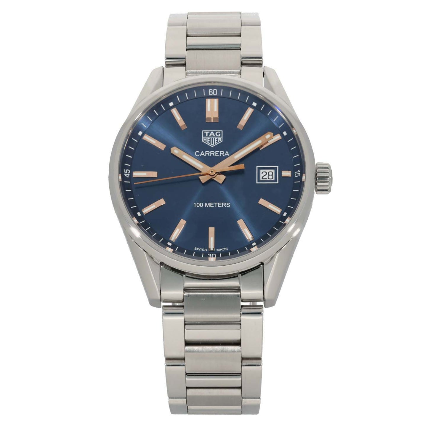 Tag Heuer Carrera WAR1112 39mm Stainless Steel Watch