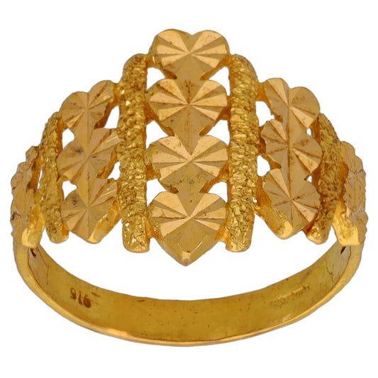 22ct Gold Alternative Ring Size N