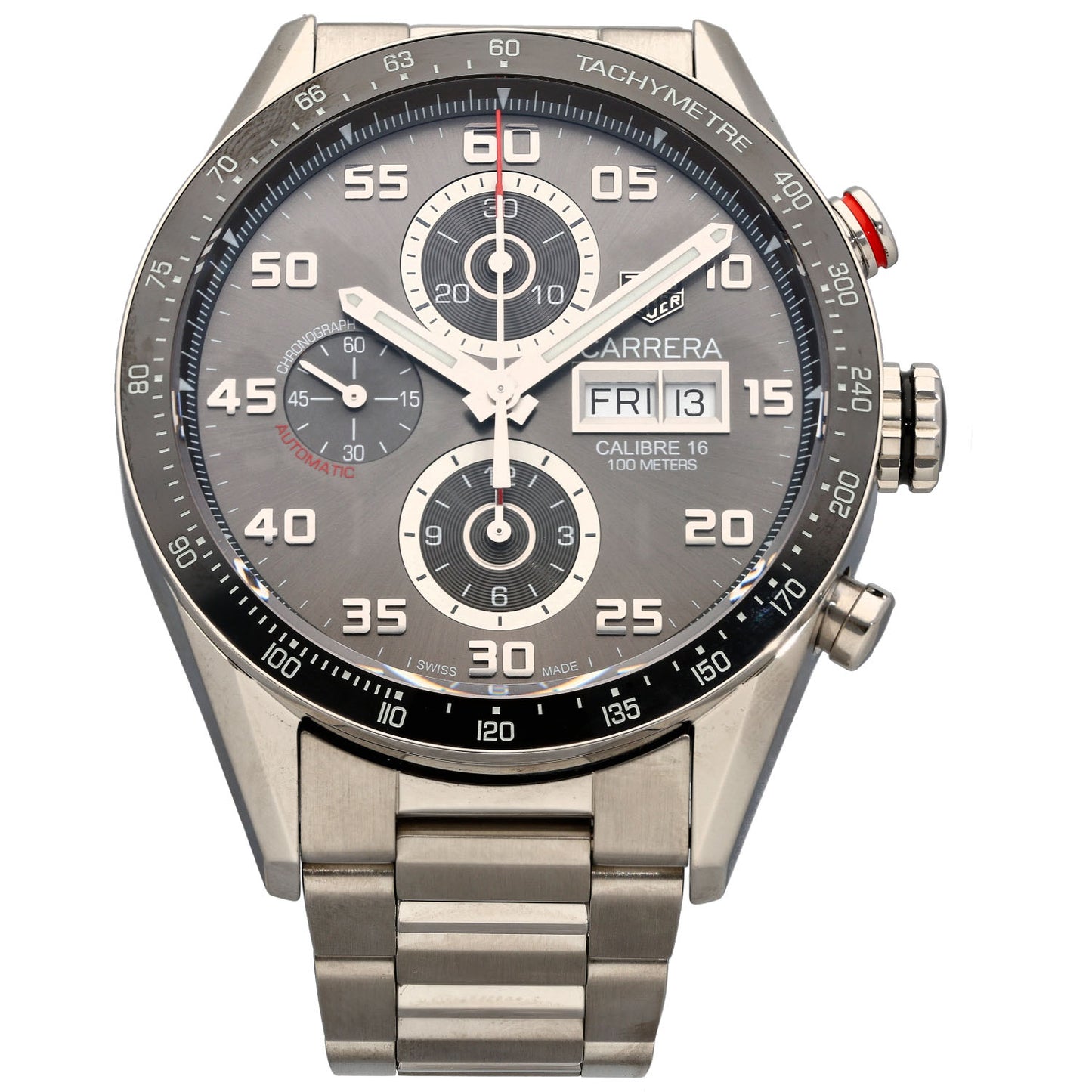Tag Heuer Carrera CV2A1U 43mm Stainless Steel Watch