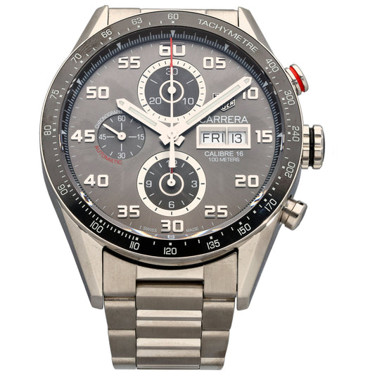 Tag Heuer Carrera CV2A1U 43mm Stainless Steel Watch