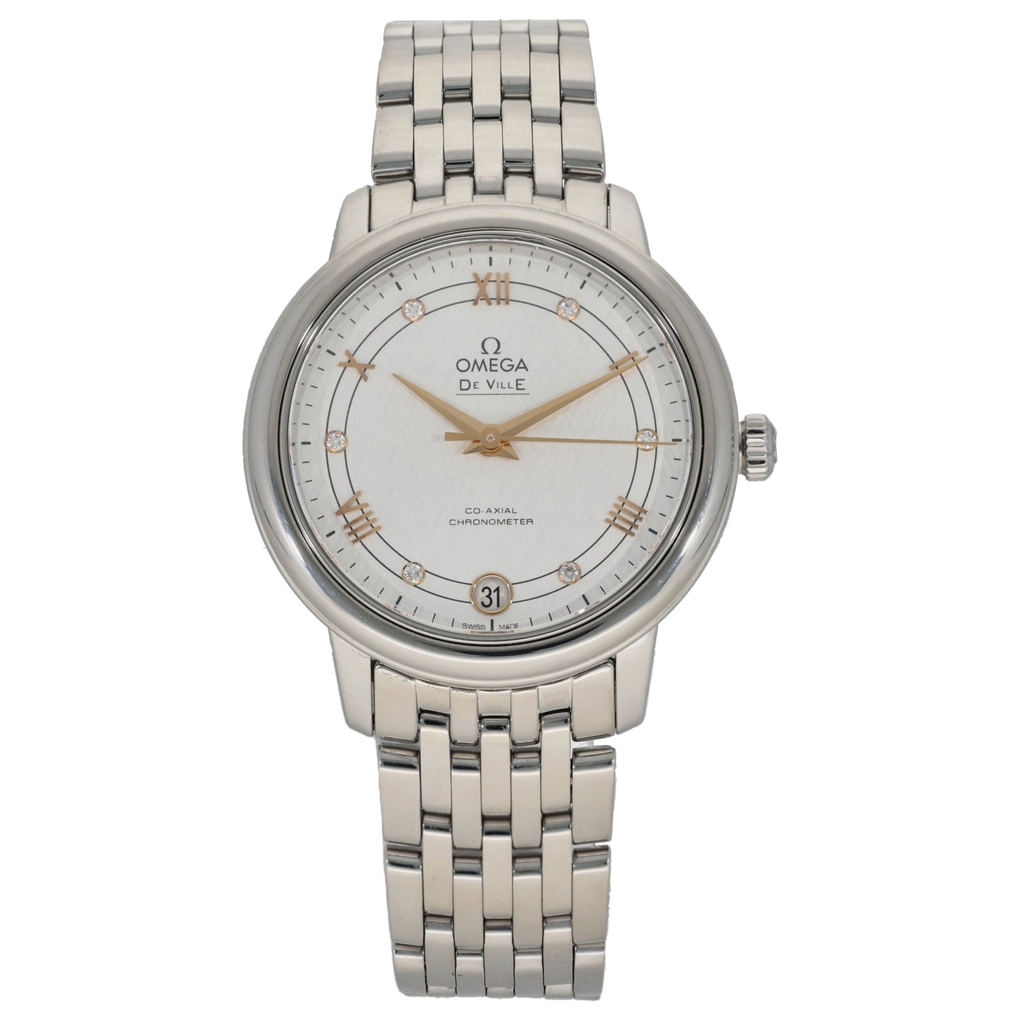 Omega De Ville 424.10.33.20.52.001 33mm Stainless Steel Watch