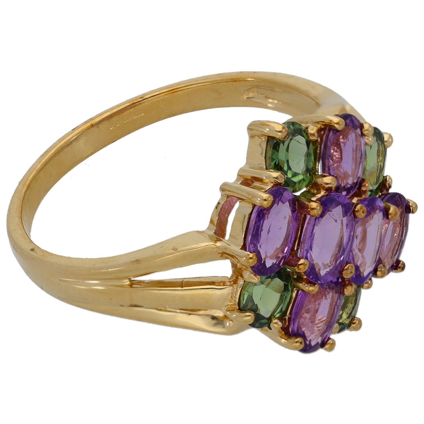 9ct Gold Sapphire Dress/Cocktail Ring Size P