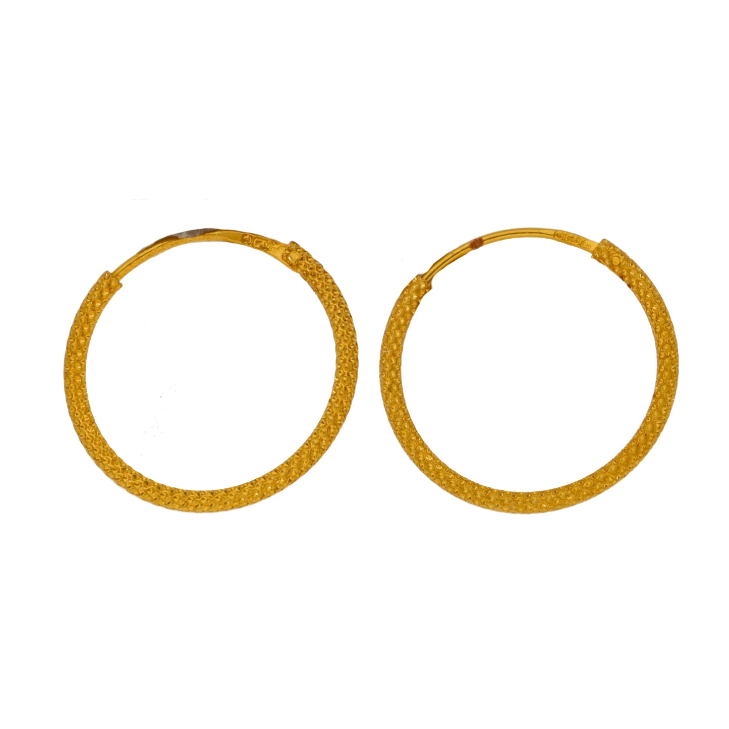 22ct Gold Hoop Earrings
