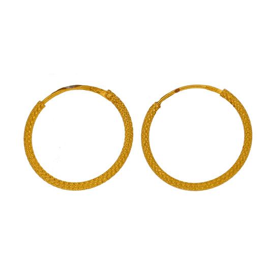 22ct Gold Hoop Earrings