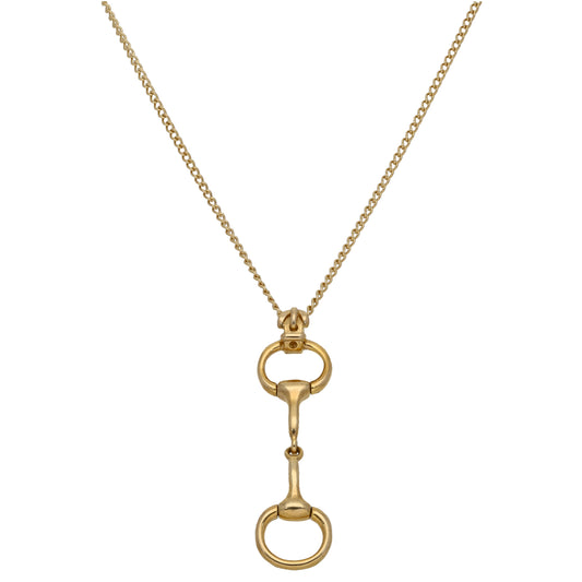 9ct Gold Alternative Pendant With Chain