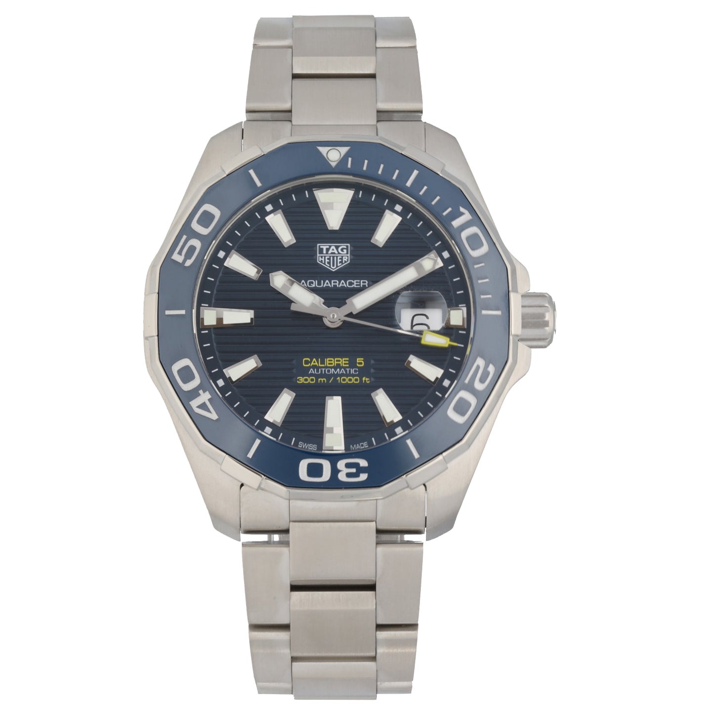 Tag Heuer Aquaracer WAY201B 43mm Stainless Steel Watch