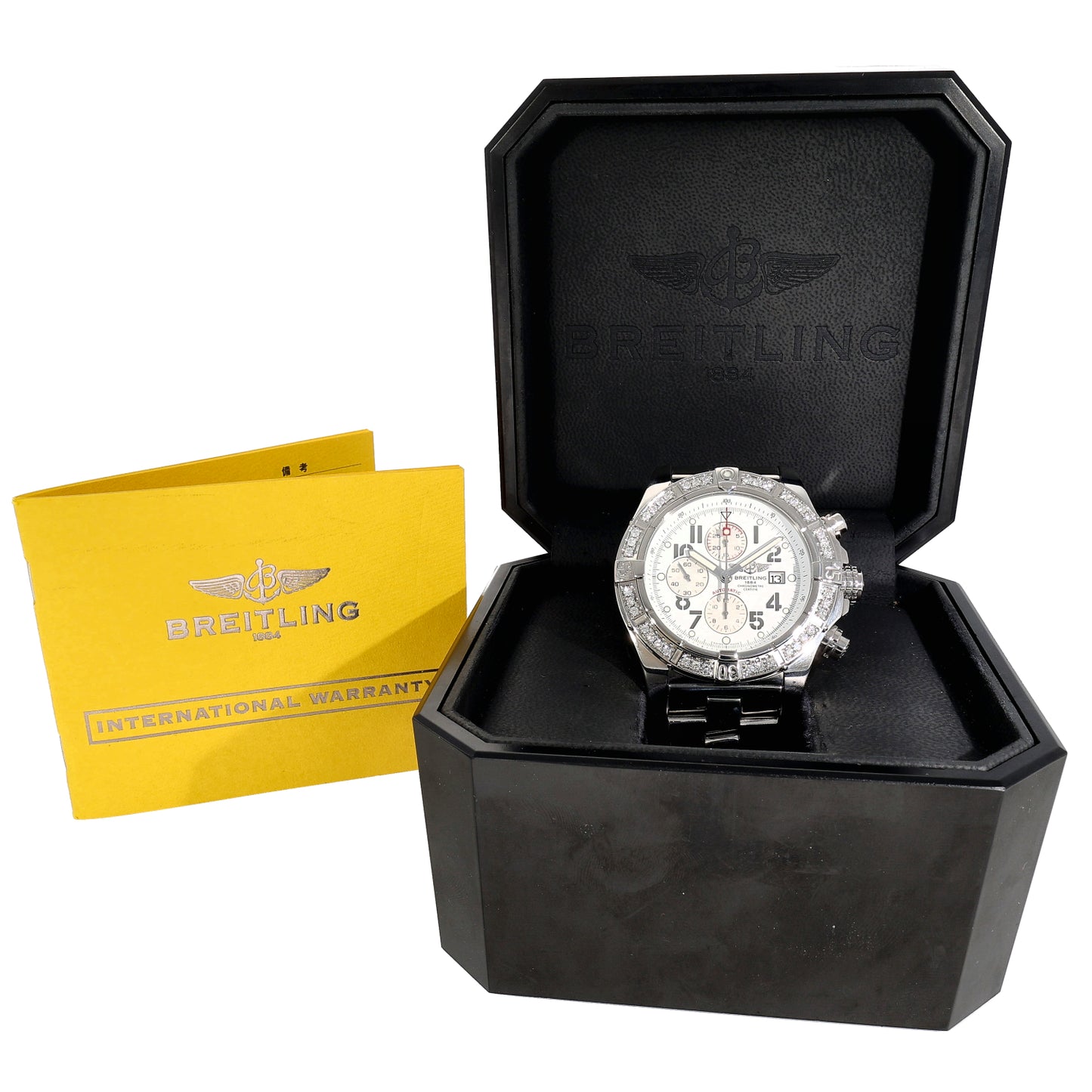 Breitling Chronomatic A13370 48mm Stainless Steel Watch