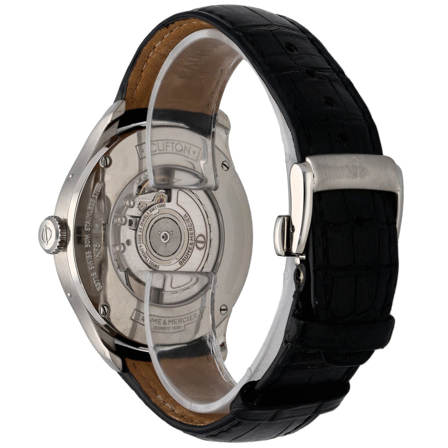 Baume Et Mercier Clifton 65718 43mm Stainless Steel Watch