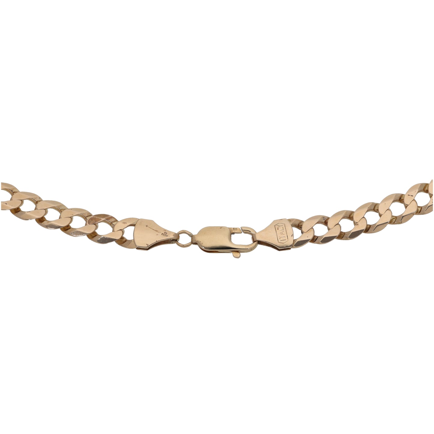 9ct Gold Curb Chain 19"
