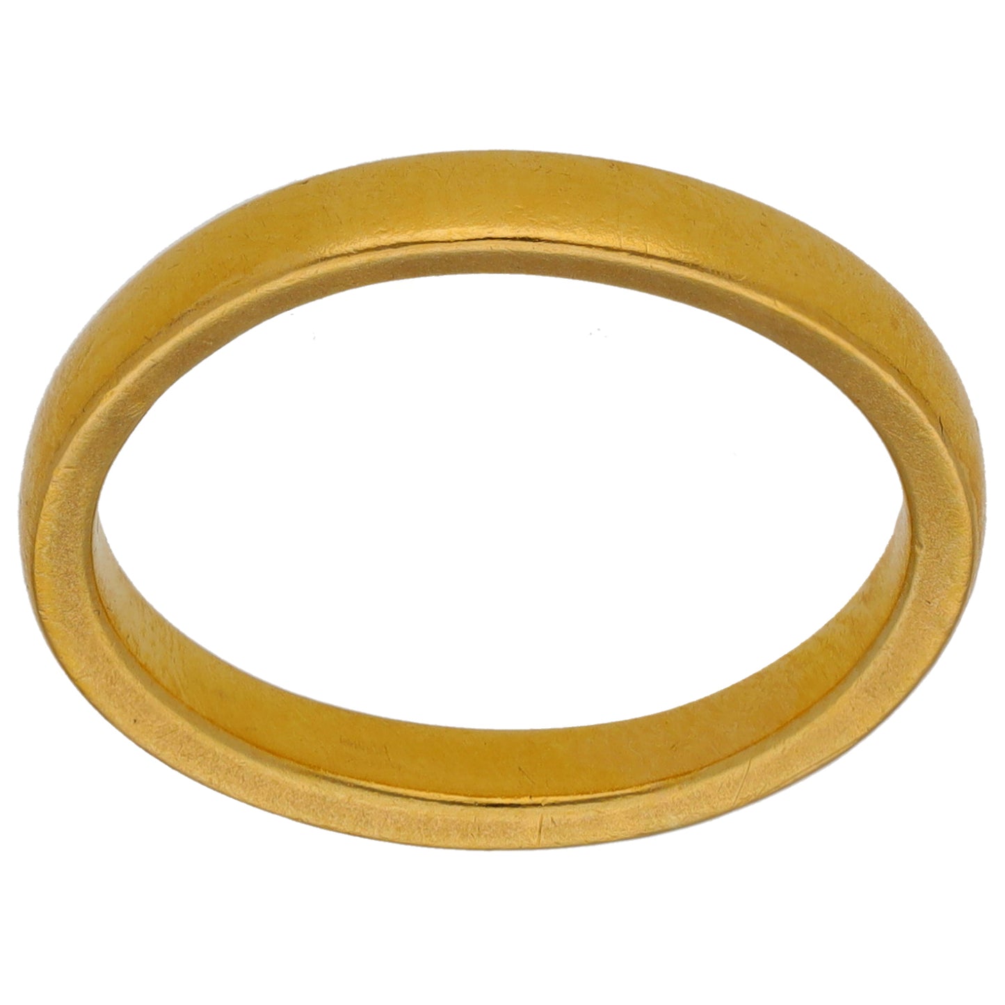 22ct Gold Plain Wedding Ring Size N