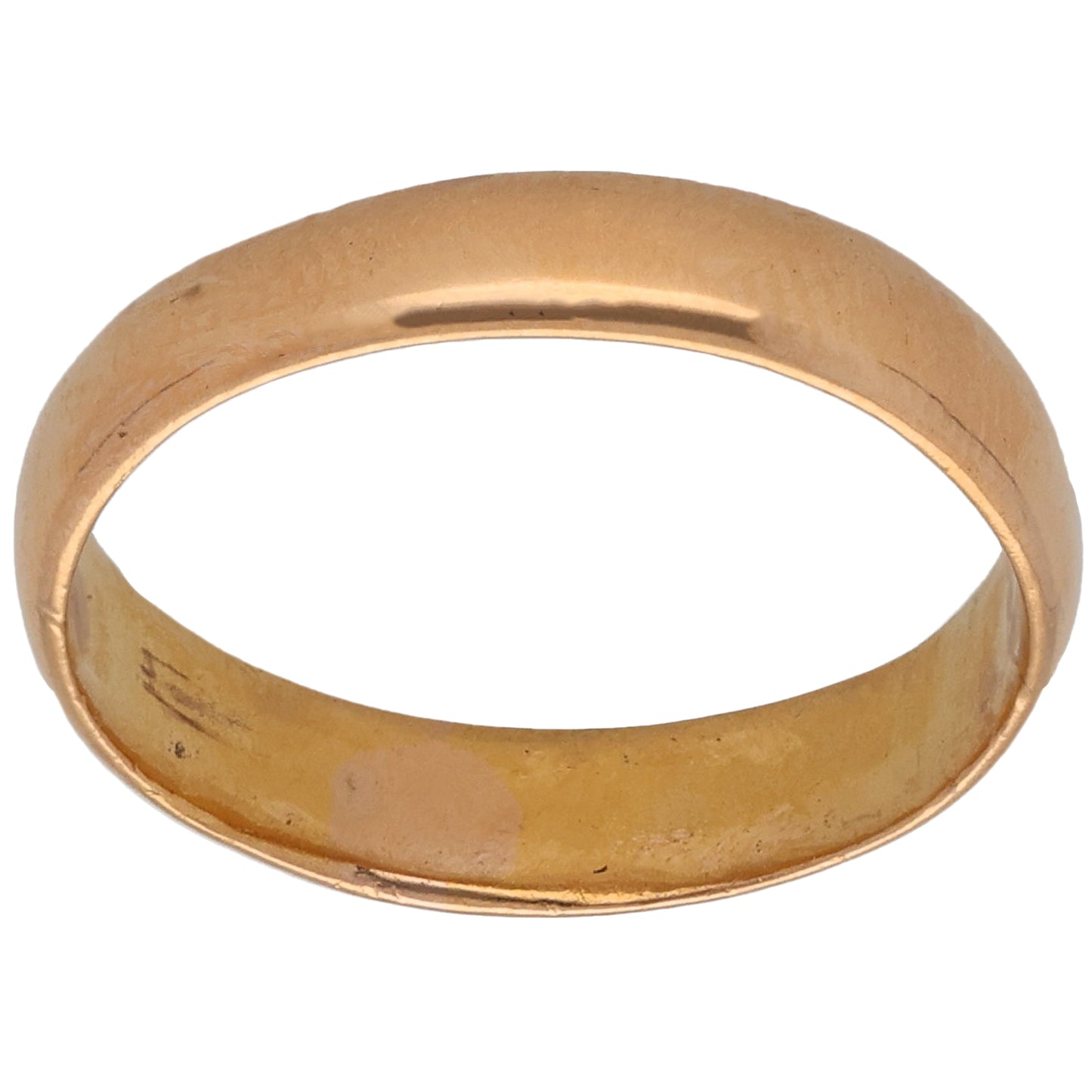 22ct Gold Plain Wedding Ring Size T