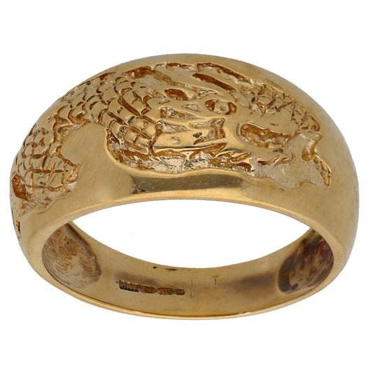 9ct Gold Alternative Ring Size T