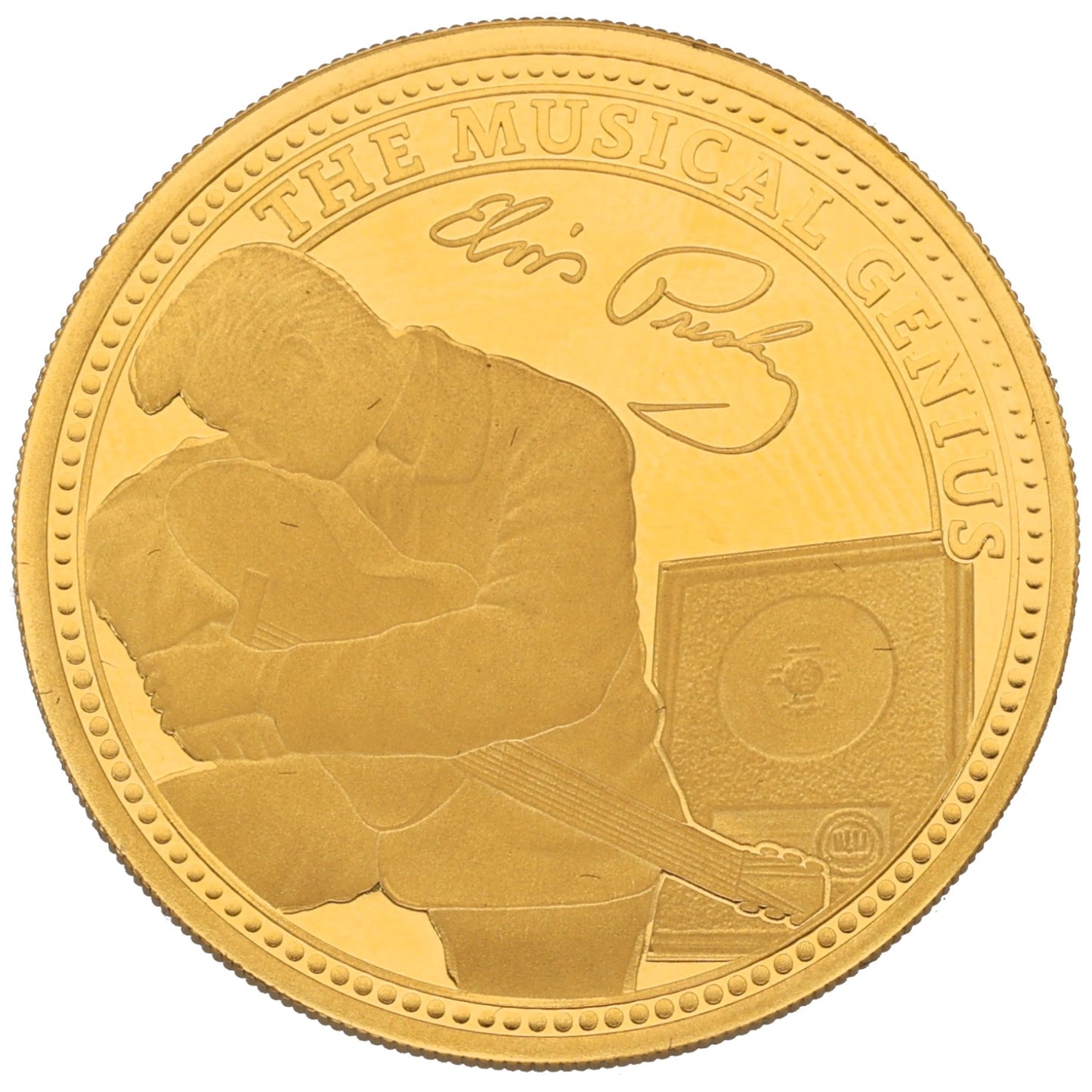 22ct Gold Elvis Presley The Musical Genius 1/2 Crown Coin 2025