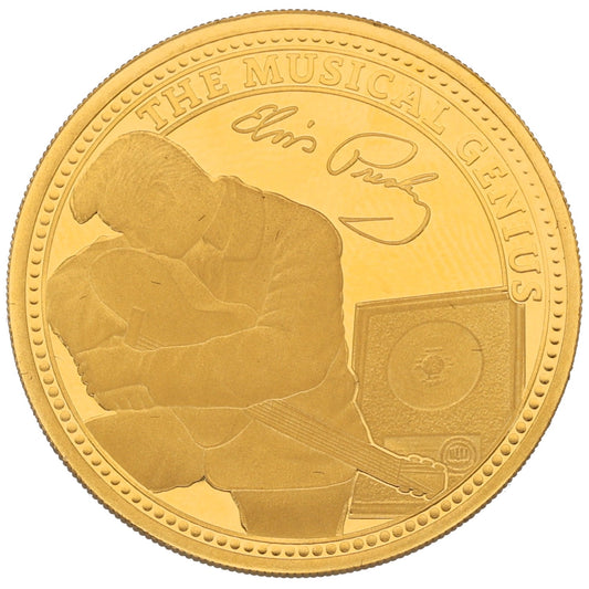 22ct Gold Elvis Presley The Musical Genius 1/2 Crown Coin 2025