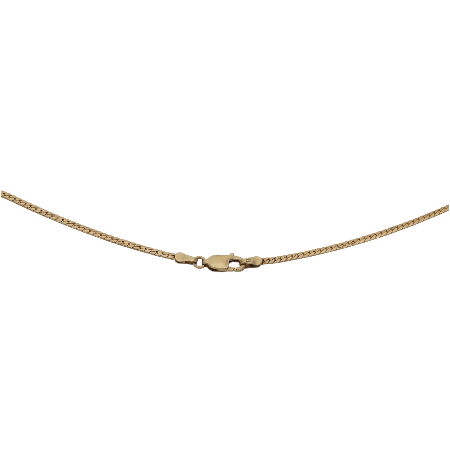 9ct Gold Sapphire & Diamond Fancy Necklace 16"