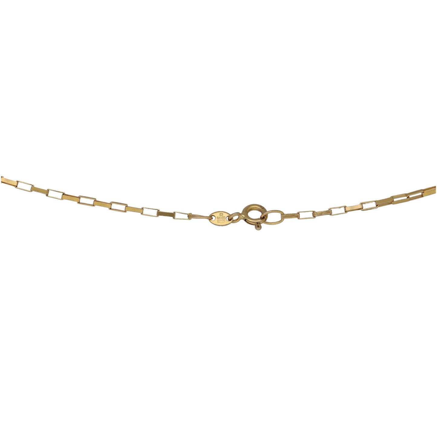 9ct gold link chain necklace with lobster clasp