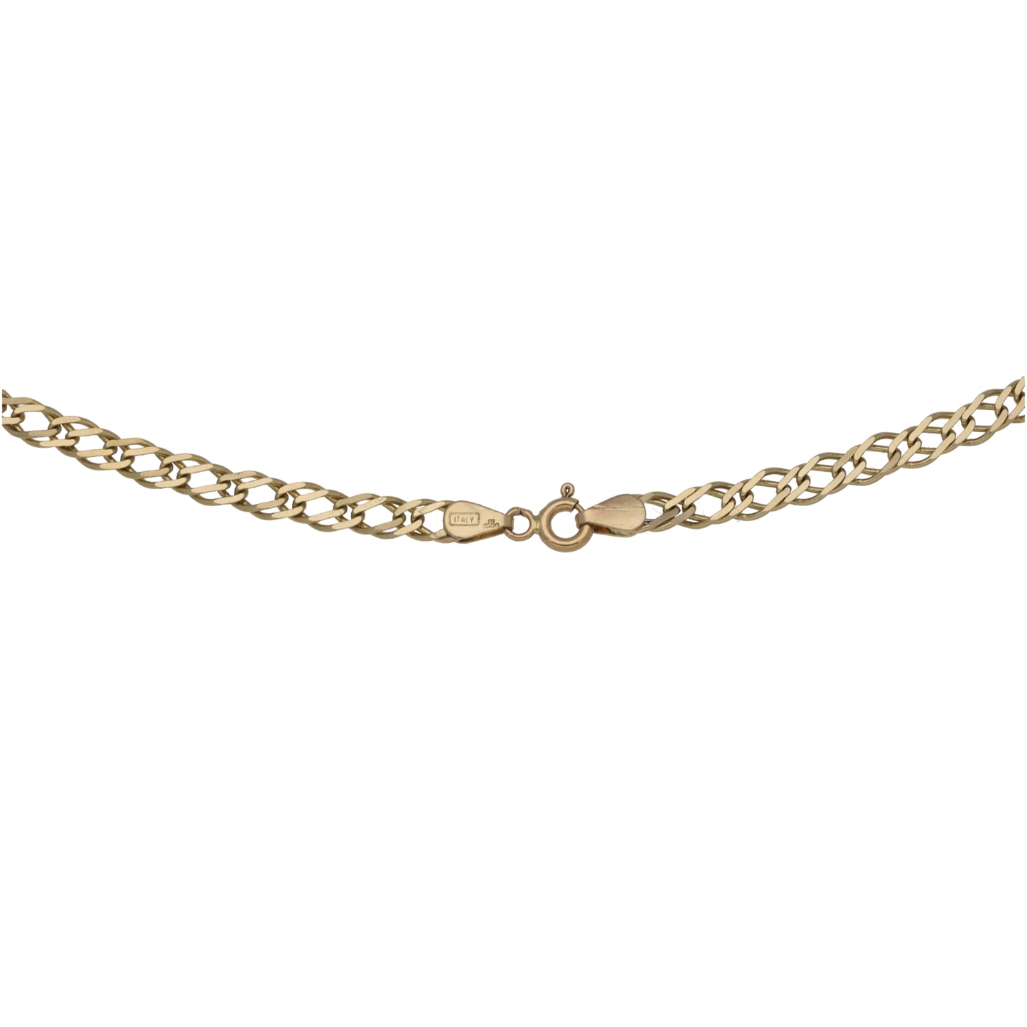 9ct Gold Ingot Pendant With Chain