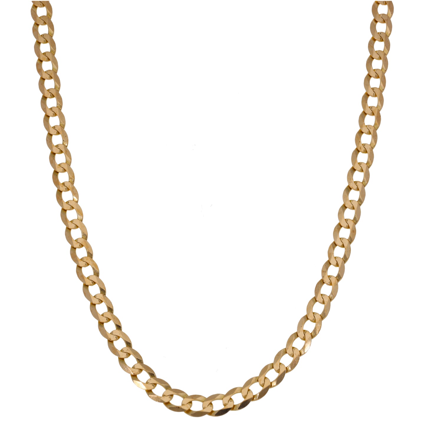 9ct Gold Curb Chain 20"