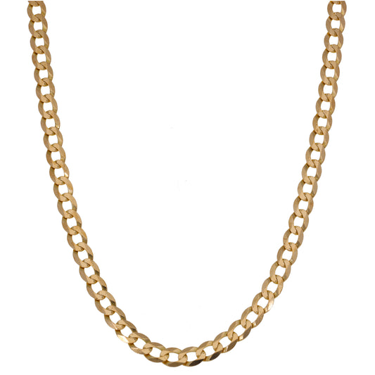 9ct Gold Curb Chain 20"