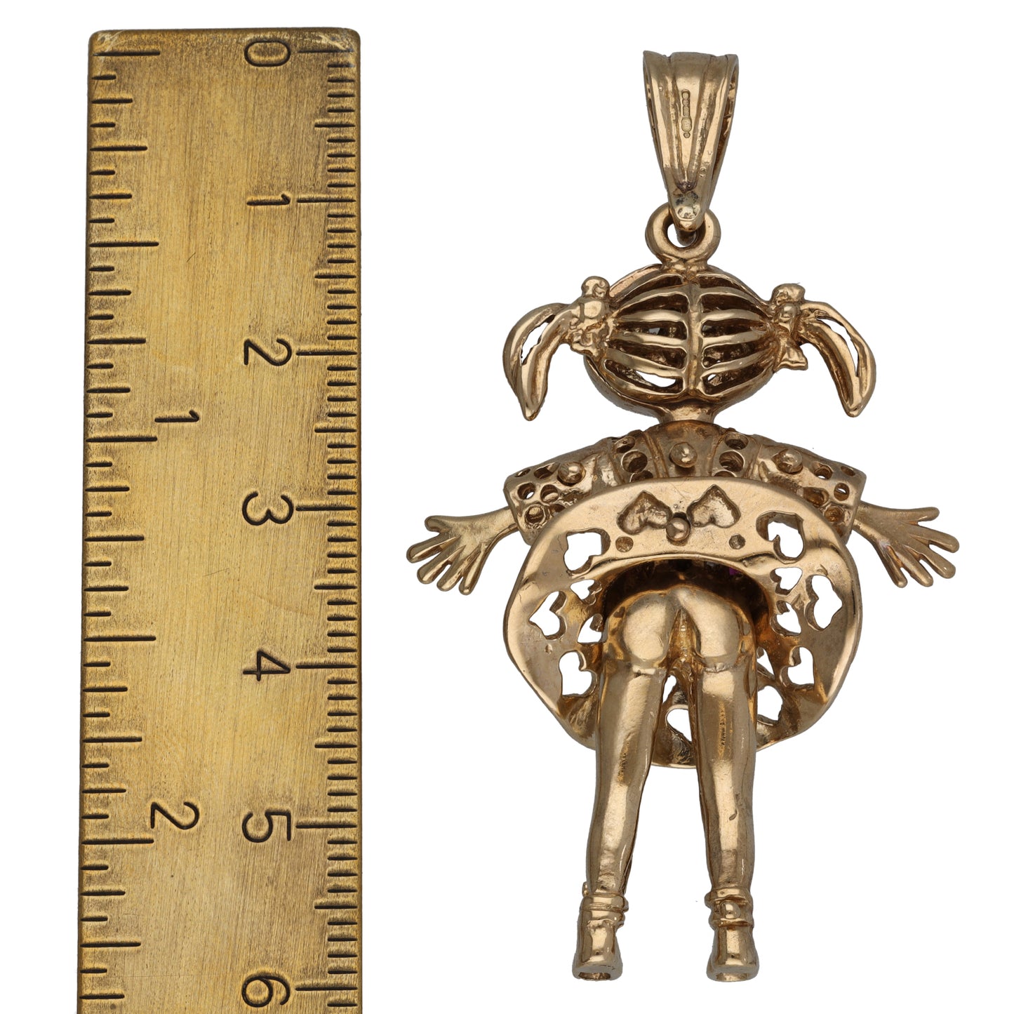 9ct Gold Imitation Dolly Pendant