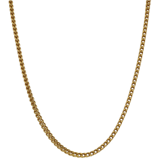 9ct Gold Curb Chain 20"