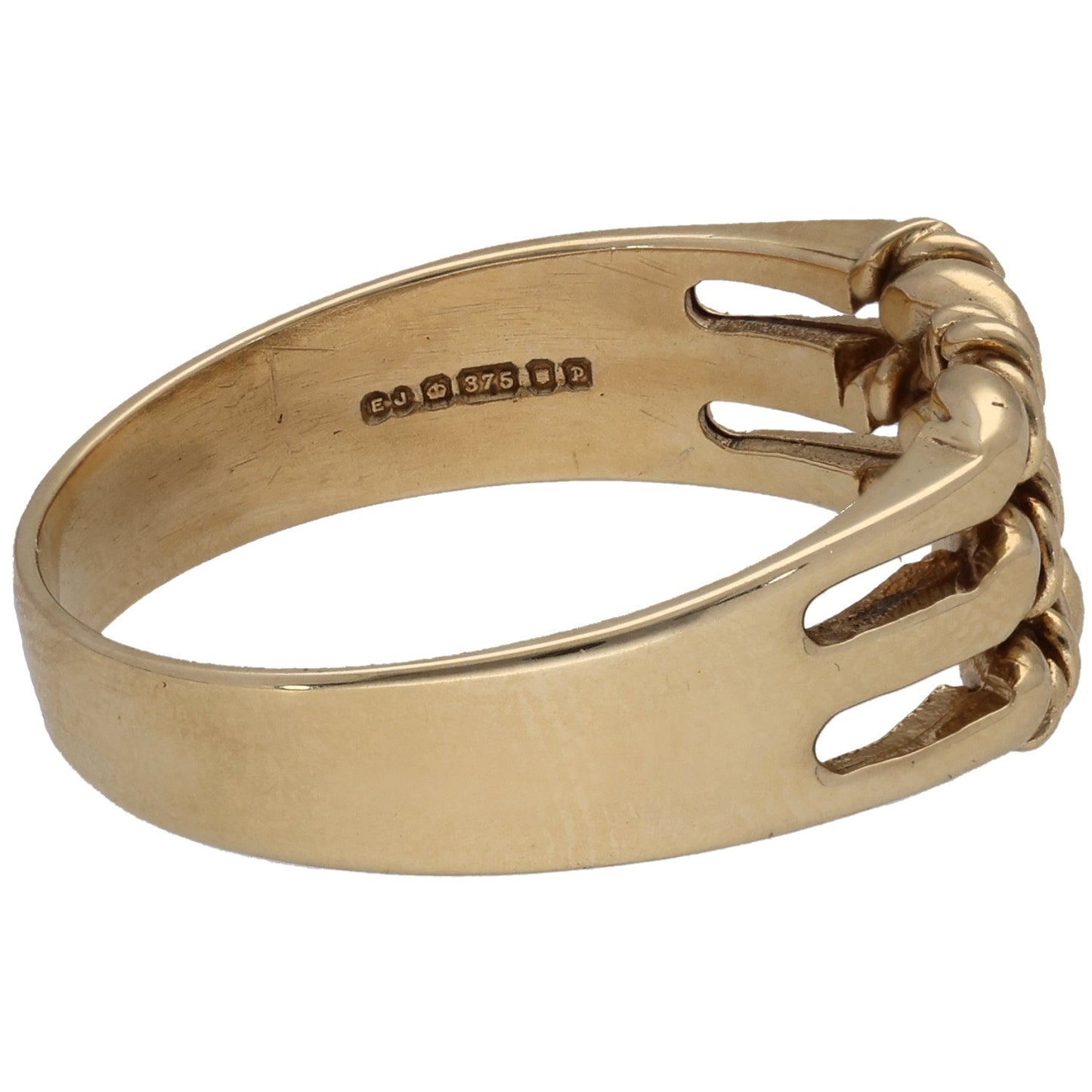 9ct Gold Alternative Ring Size T