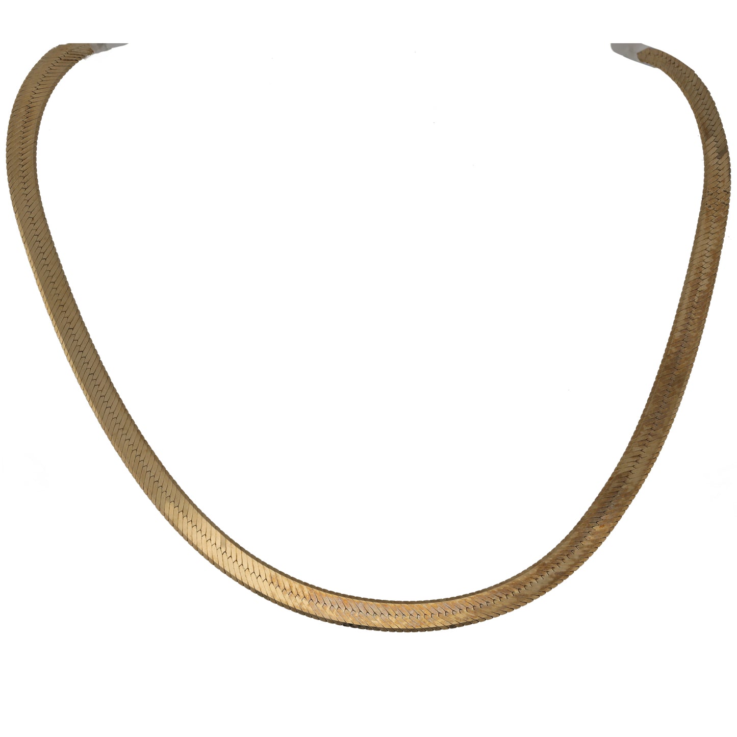 9ct Gold Herringbone Chain 16"