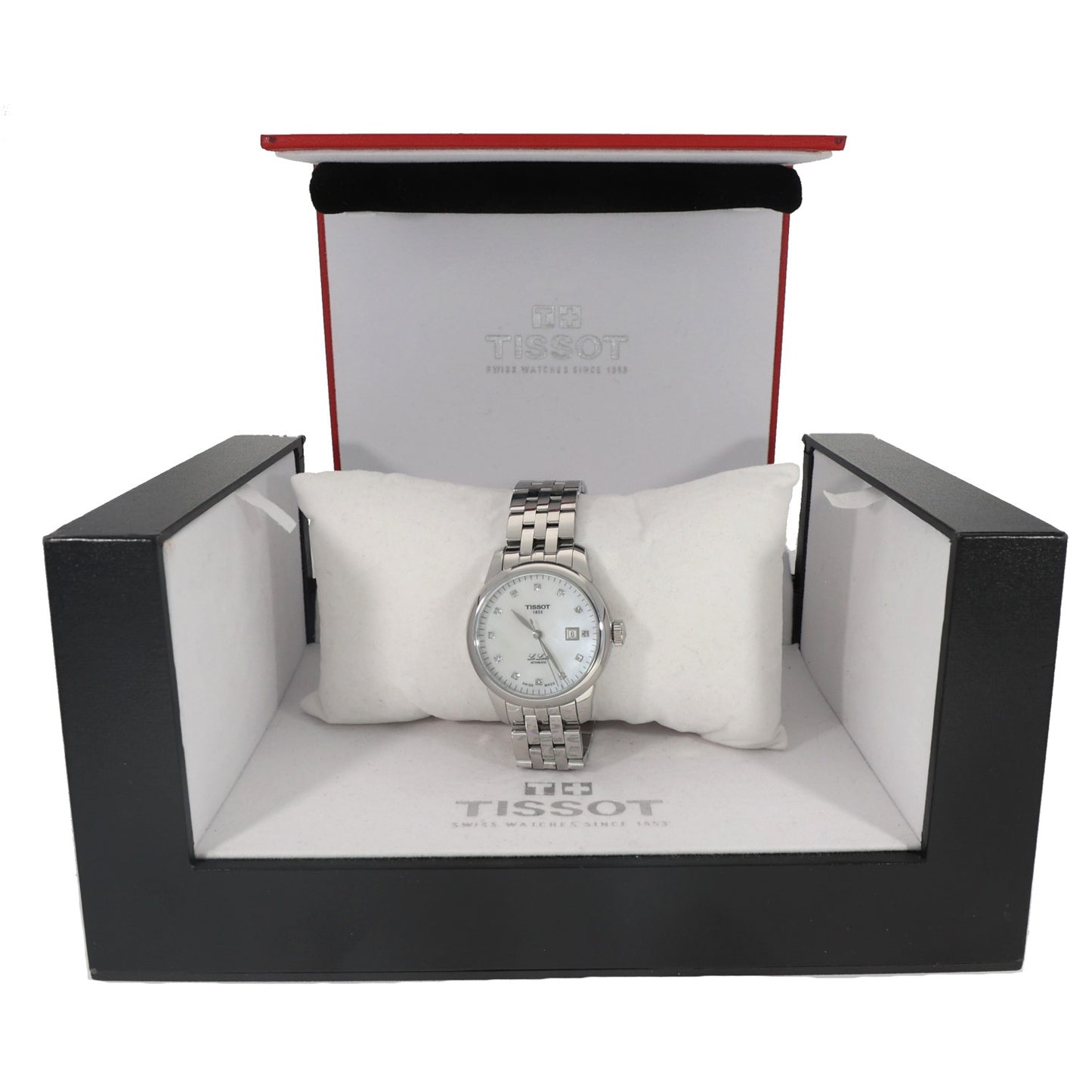 Tissot Le Locle T006207A, mother of pearl dial, stainless steel, link bracelet