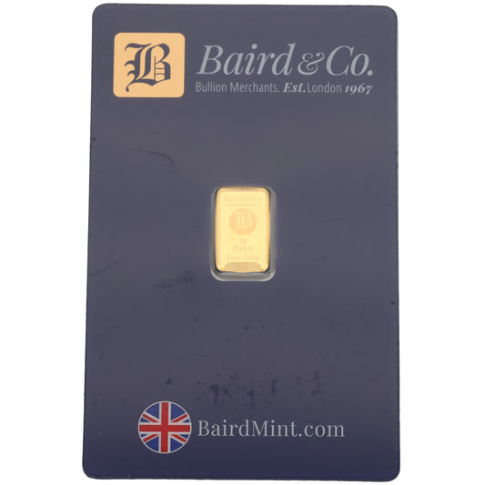 24ct 1g Gold Bar