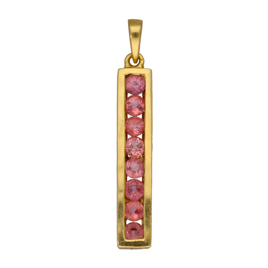 18ct Gold Sapphire Dress/Cocktail Pendant