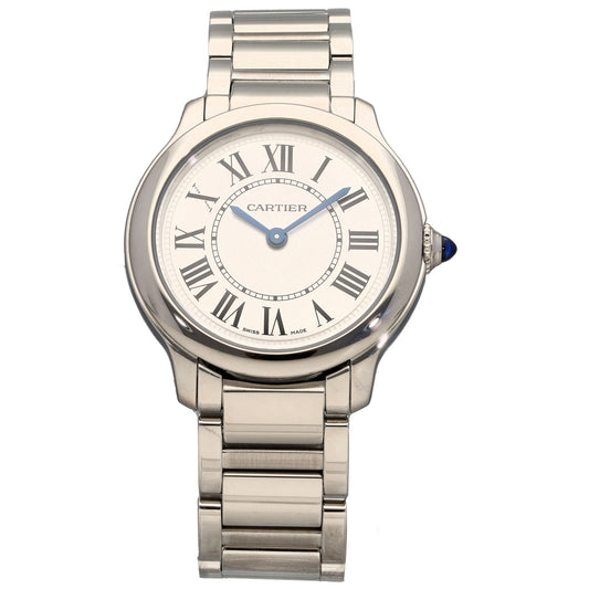Cartier Ronde Must WSRN0033 29mm Stainless Steel Watch