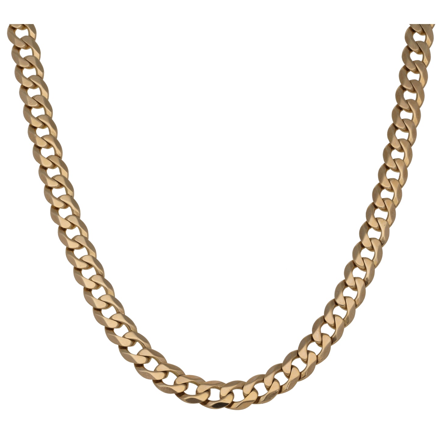 9ct Gold Curb Chain 20"