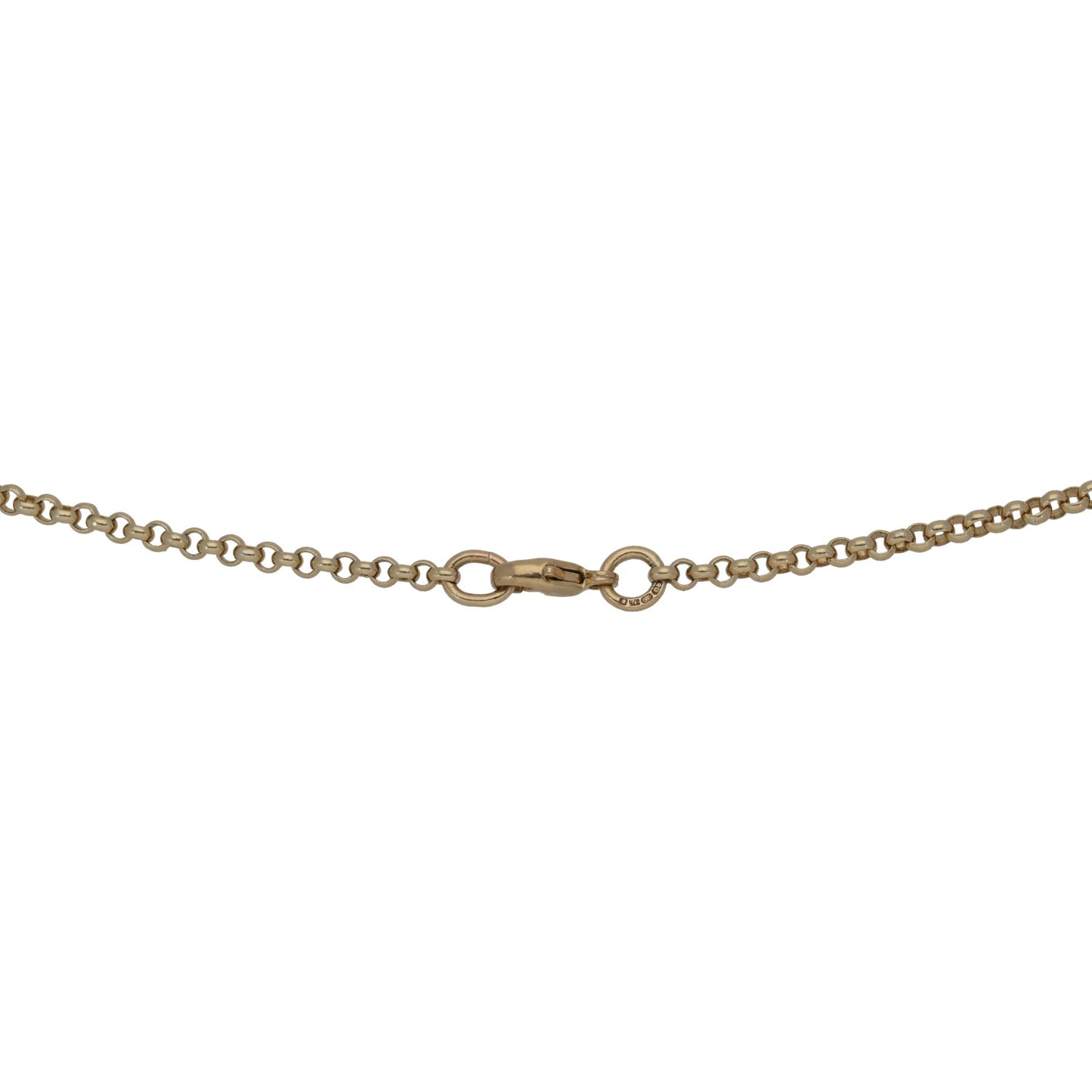 9ct Gold Belcher Chain 18"