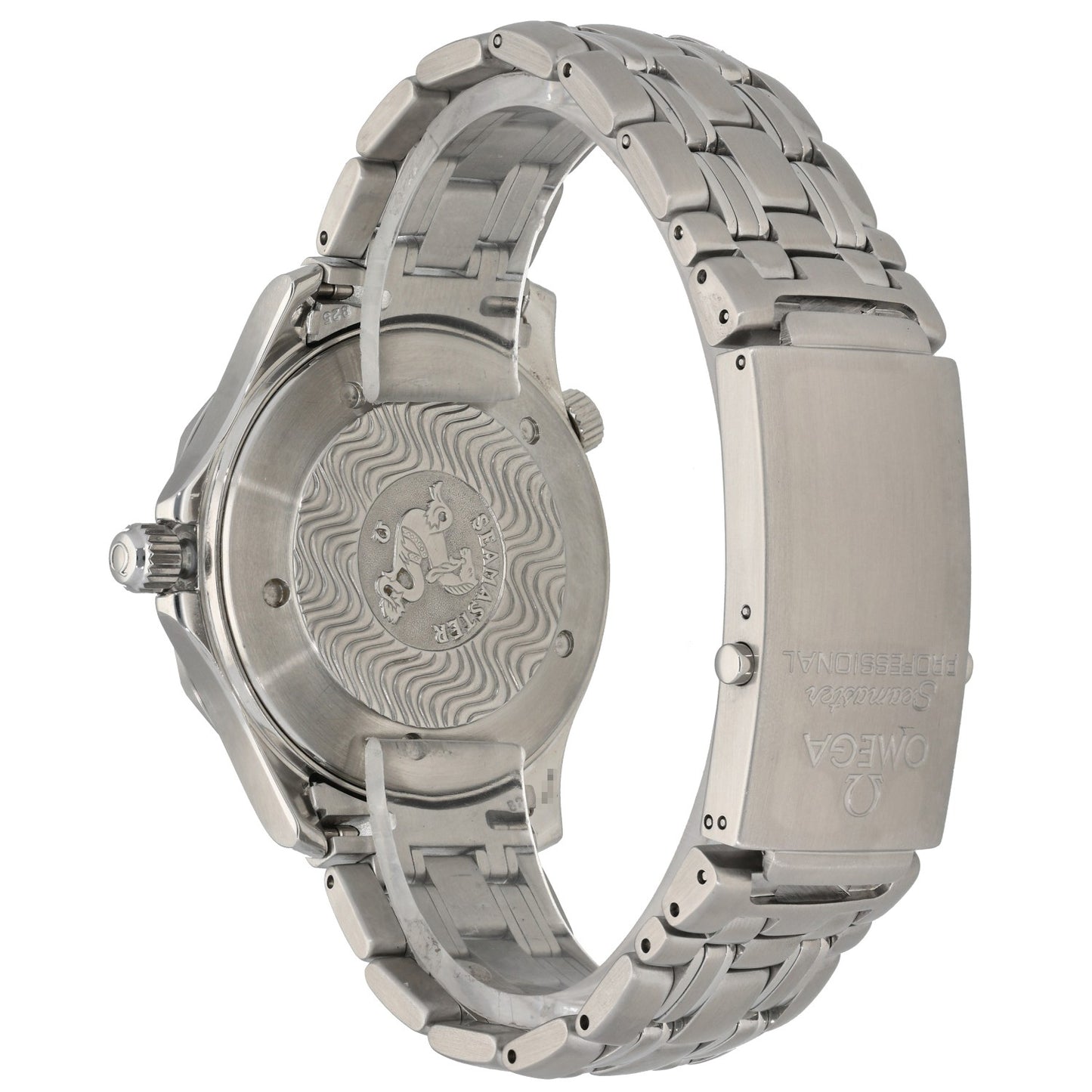 Omega Seamaster 2531.80.00, Blue Dial, Stainless Steel, Rear Angle Image