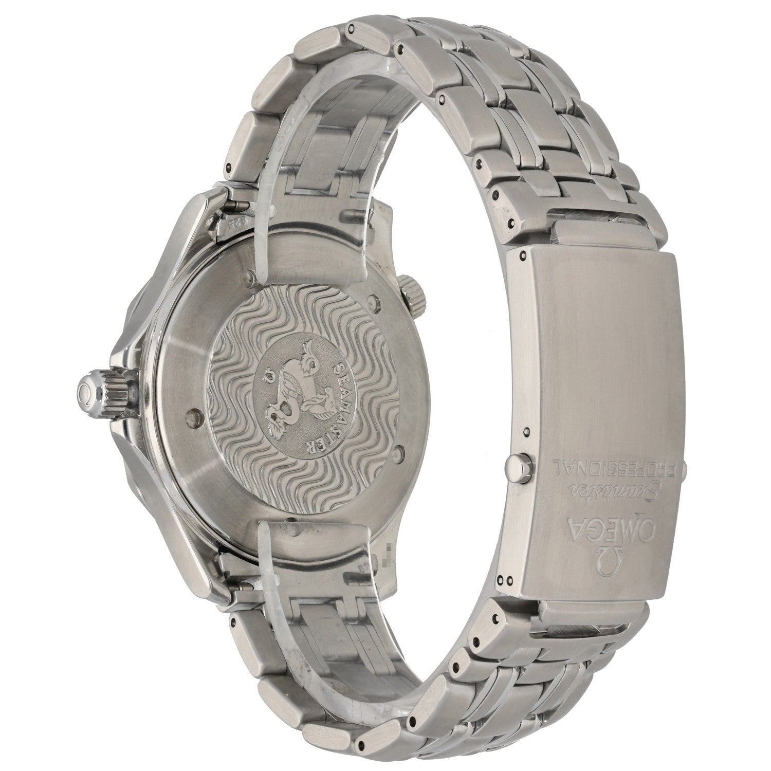 Omega Seamaster 2531.80.00, Blue Dial, Stainless Steel, Rear Angle Image