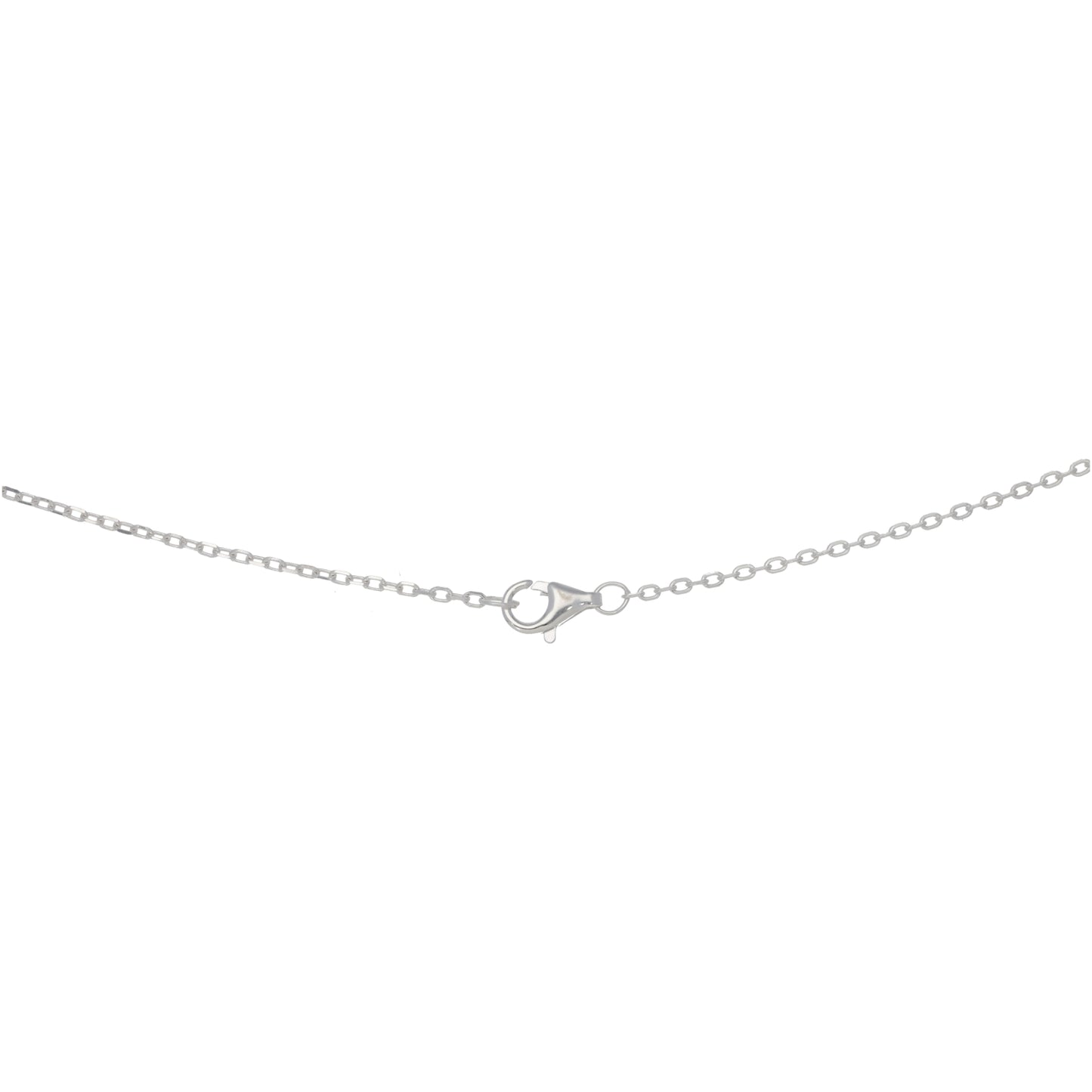 New Sterling Silver Moon & Star Necklace 20"