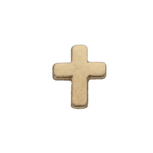 Load image into Gallery viewer, 9ct Gold Cross Nose Stud
