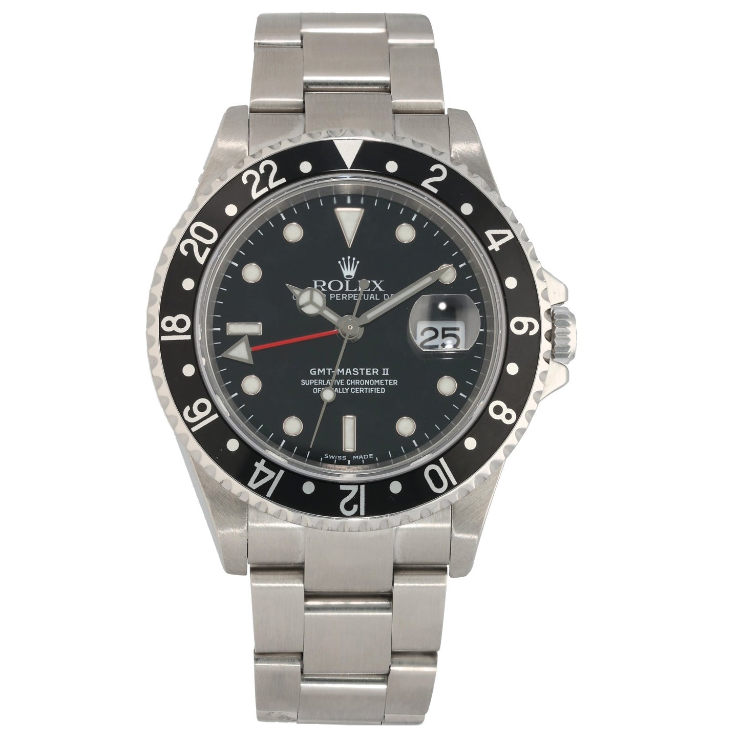 Rolex GMT Master II 16710 40mm Stainless Steel Watch