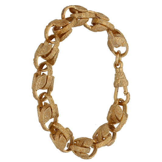 9ct Gold Byzantine Bracelet