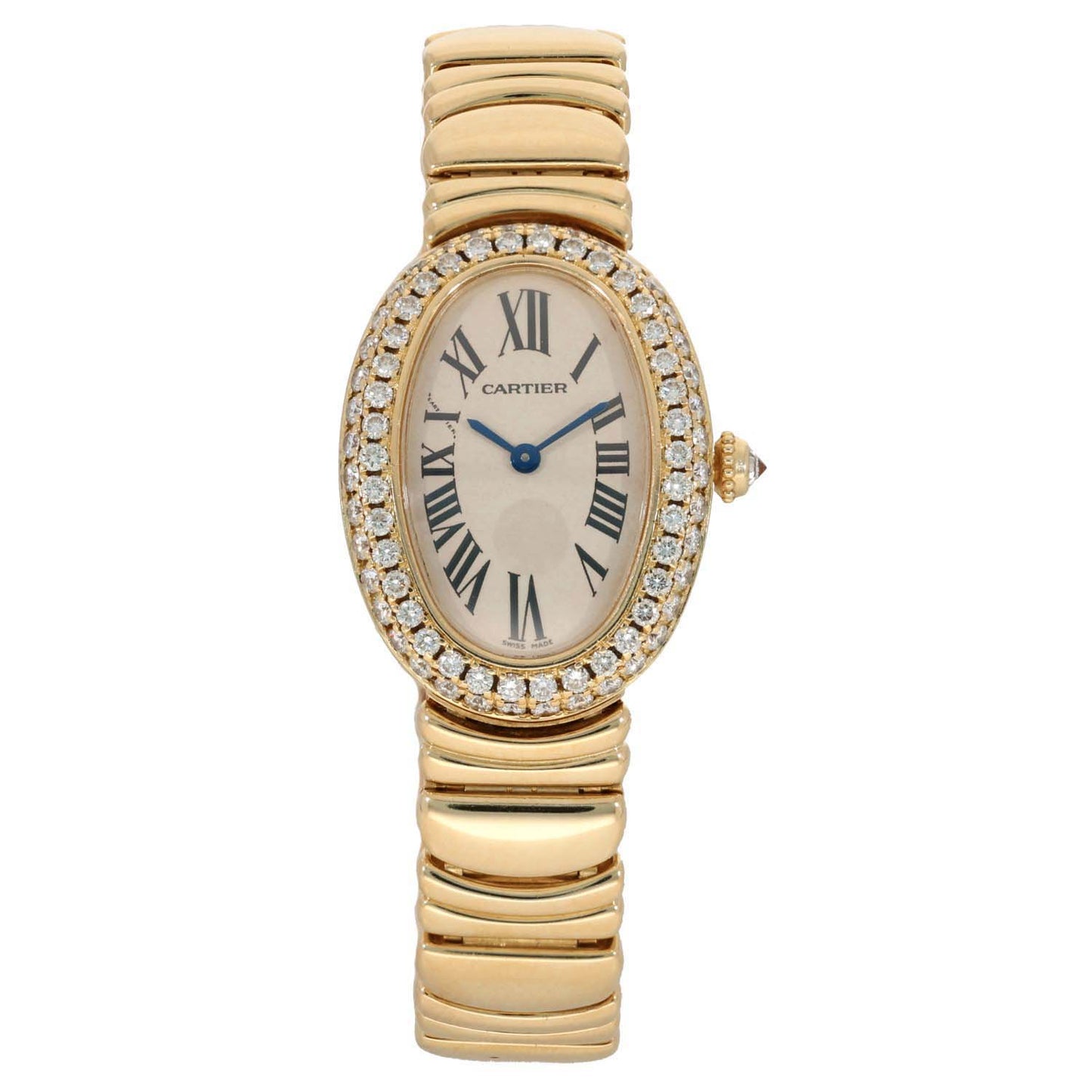 Cartier Baignoire WB5096D8 23mm Gold Watch