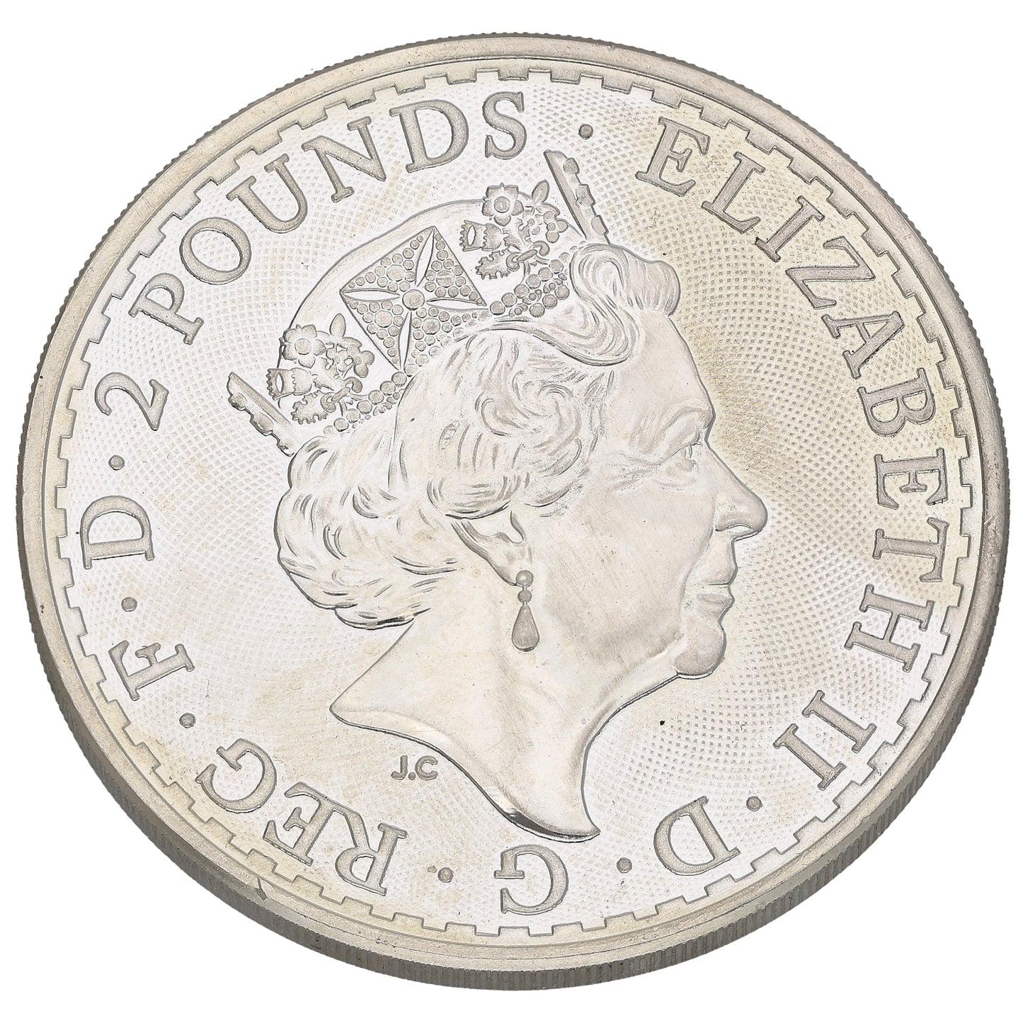 Fine Silver Queen Elizabeth II 1 OZ Britannia Coin 2021