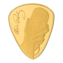 Load image into Gallery viewer, 24ct Gold Elizabeth II One Pound Elvis Presley Plectrum 2021 Coin
