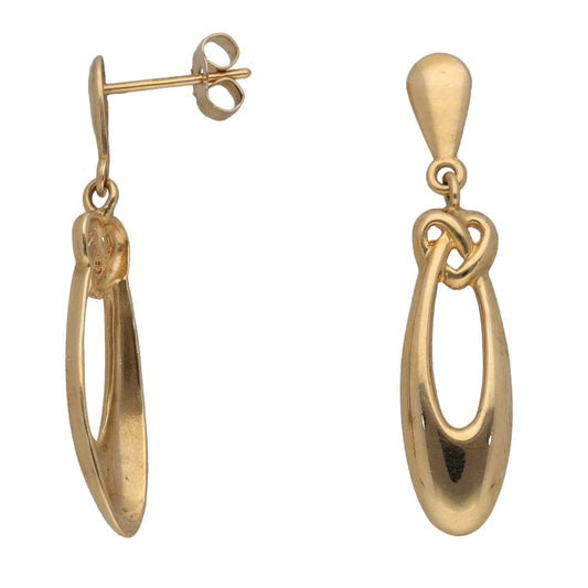 9ct Gold Drop Earrings