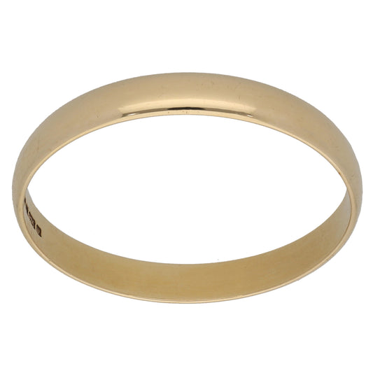 9ct Gold Plain Wedding Ring Size Z+1